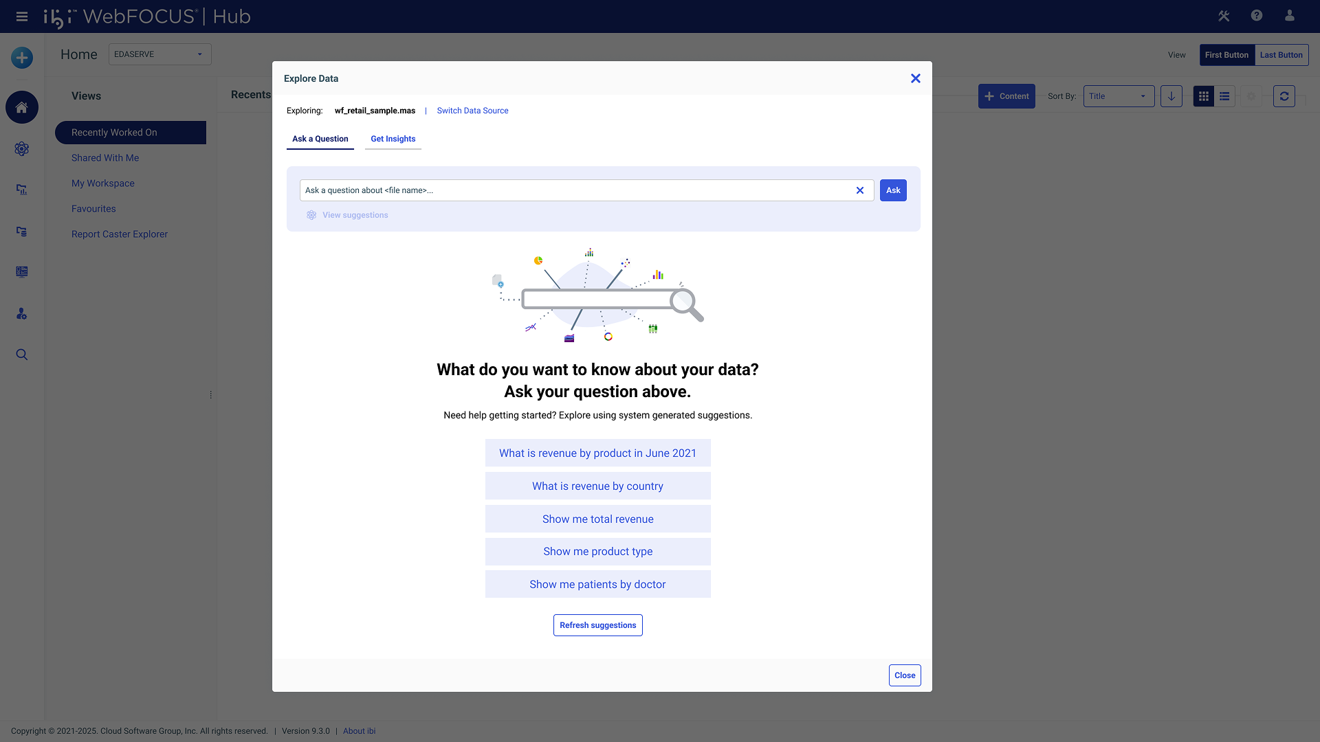 NLQ Suggested Questions